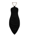 Giuseppe Di Morabito Woman Mini Dress Black Size 8 Viscose, Linen In Black