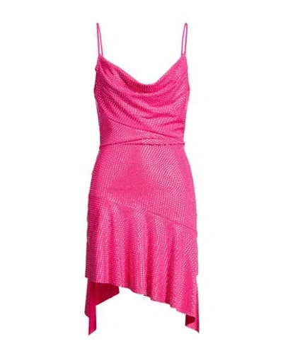 Giuseppe Di Morabito Woman Mini Dress Fuchsia Size 6 Polyamide, Elastane In Pink