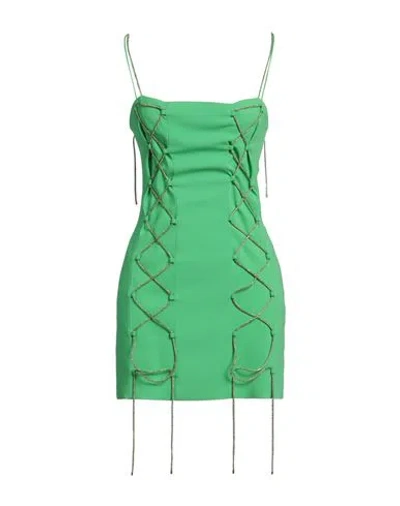 Giuseppe Di Morabito Woman Mini Dress Green Size 4 Viscose, Elastane