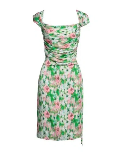 Giuseppe Di Morabito Woman Short Dress Green Size 2 Viscose