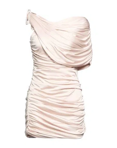 Giuseppe Di Morabito Woman Mini Dress Light Pink Size 8 Viscose In Neutral