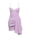 Giuseppe Di Morabito Woman Mini Dress Lilac Size 2 Cotton, Elastane In Purple