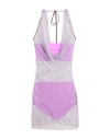 Giuseppe Di Morabito Woman Mini Dress Lilac Size M/l Polyamide, Elastane In Purple