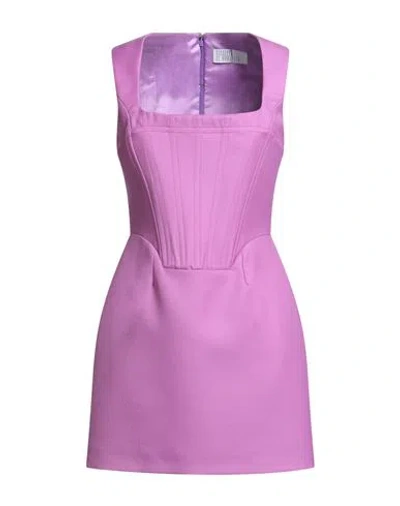 Giuseppe Di Morabito Woman Mini Dress Mauve Size 8 Wool