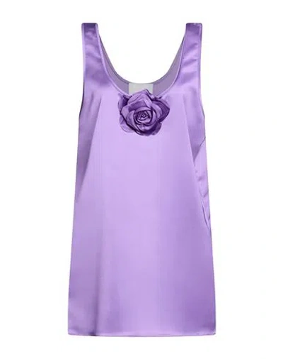 Giuseppe Di Morabito Woman Mini Dress Purple Size 4 Polyester, Elastane