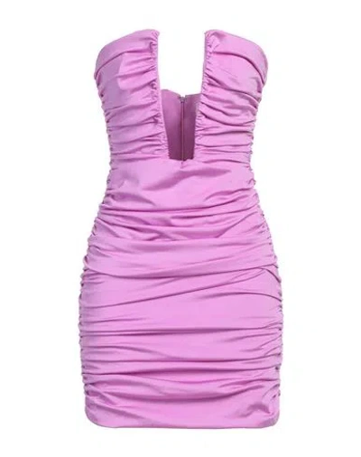 Giuseppe Di Morabito Woman Mini Dress Purple Size 6 Polyamide, Elastane