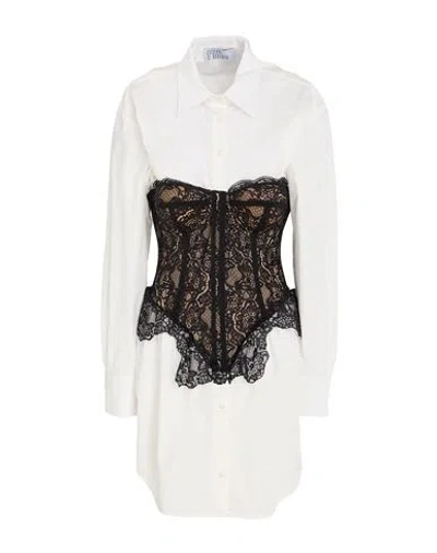 Giuseppe Di Morabito Woman Mini Dress White Size 8 Cotton, Polyamide