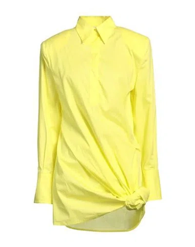 Giuseppe Di Morabito Woman Mini Dress Yellow Size 4 Cotton, Elastane