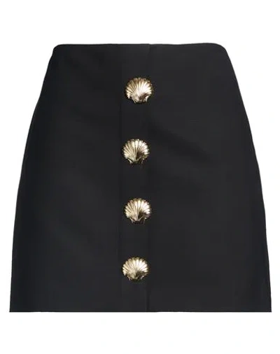 Giuseppe Di Morabito Woman Mini Skirt Black Size 4 Virgin Wool, Elastane