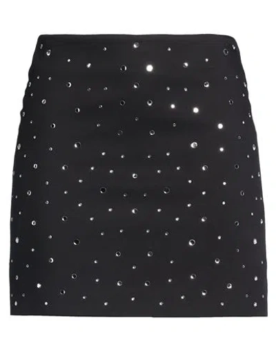 Giuseppe Di Morabito Woman Mini Skirt Black Size 6 Cotton, Polyamide, Elastane
