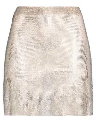Giuseppe Di Morabito Woman Mini Skirt Light Brown Size 6 Polyamide, Elastane In Neutral