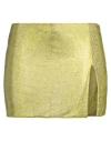 Giuseppe Di Morabito Woman Mini Skirt Lime Green Size 4 Polyamide, Elastane In Green