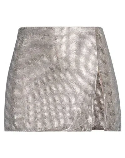 Giuseppe Di Morabito Woman Mini Skirt Sand Size 4 Polyamide, Elastane In Beige