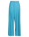 Giuseppe Di Morabito Woman Pants Azure Size 6 Virgin Wool, Elastane In Blue