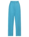 Giuseppe Di Morabito Woman Pants Azure Size 10 Virgin Wool, Elastane In Blue