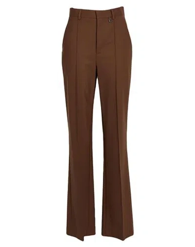 Giuseppe Di Morabito Woman Pants Brown Size 2 Virgin Wool, Elastane