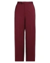 Giuseppe Di Morabito Woman Pants Burgundy Size 10 Viscose, Polyamide, Elastane
