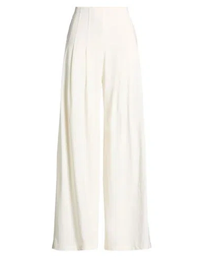 Giuseppe Di Morabito Woman Pants Ivory Size 6 Virgin Wool, Elastane In White