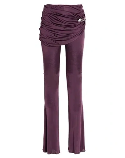 Giuseppe Di Morabito Woman Pants Plum Size 8 Viscose In Purple