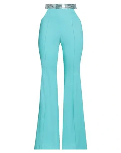 Giuseppe Di Morabito Woman Pants Turquoise Size 6 Viscose, Elastane In Blue