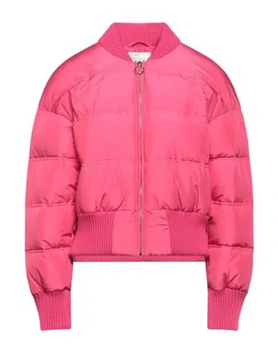Giuseppe Di Morabito Woman Down Jacket Fuchsia Size 4 Polyester In Pink