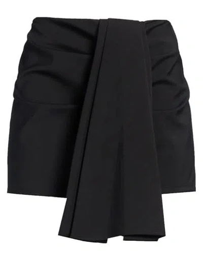 Giuseppe Di Morabito Woman Shorts & Bermuda Shorts Black Size 8 Virgin Wool