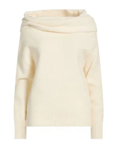 Giuseppe Di Morabito Woman Sweater Ivory Size S Alpaca Wool, Polyamide, Merino Wool, Elastane In Neutral