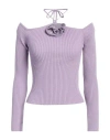 Giuseppe Di Morabito Woman Sweater Lilac Size 2 Cotton In Purple