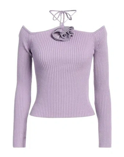 Giuseppe Di Morabito Woman Sweater Lilac Size 2 Cotton In Purple