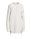 Giuseppe Di Morabito Woman Sweater White Size 4 Merino Wool, Cashmere In White