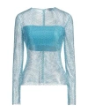 Giuseppe Di Morabito Woman Top Azure Size Xs/s Polyamide, Elastane In Blue