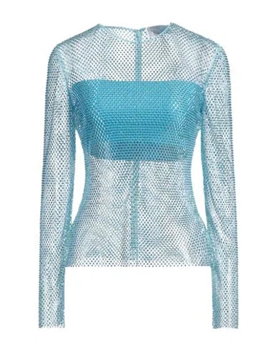 Giuseppe Di Morabito Woman Top Azure Size Xs/s Polyamide, Elastane In Blue