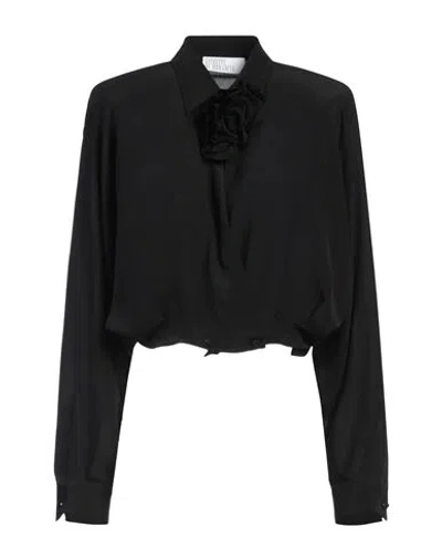 Giuseppe Di Morabito Woman Top Black Size 6 Silk