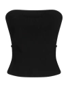 Giuseppe Di Morabito Woman Top Black Size 10 Cotton, Elastane In Black