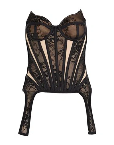 Giuseppe Di Morabito Woman Top Black Size 2 Polyamide, Elastane In Brown