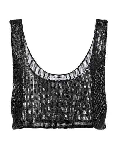 Giuseppe Di Morabito Woman Top Black Size 4 Polyamide, Elastane