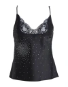 Giuseppe Di Morabito Woman Top Black Size 6 Polyester, Elastane In Multi