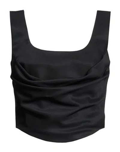 Giuseppe Di Morabito Woman Top Black Size 6 Virgin Wool