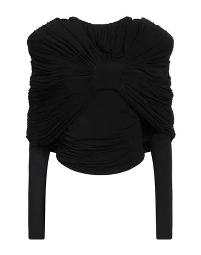 Giuseppe Di Morabito Woman Top Black Size 6 Viscose, Elastane