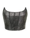 Giuseppe Di Morabito Woman Top Black Size 8 Polyamide, Elastane