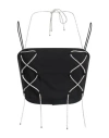Giuseppe Di Morabito Woman Top Black Size 8 Viscose, Elastane