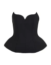 Giuseppe Di Morabito Woman Top Black Size 8 Wool, Lycra
