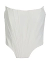 Giuseppe Di Morabito Woman Top Ivory Size 8 Wool, Lycra, Viscose In White