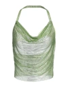 GIUSEPPE DI MORABITO GIUSEPPE DI MORABITO WOMAN TOP LIGHT GREEN SIZE 4 POLYAMIDE, ELASTANE