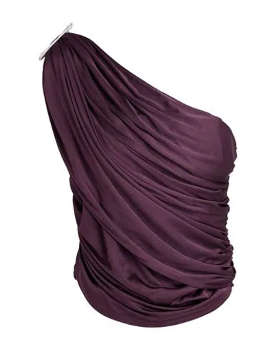 Giuseppe Di Morabito Woman Top Plum Size 8 Viscose In Brown