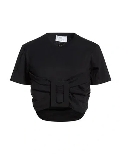 Giuseppe Di Morabito Woman T-shirt Black Size S Cotton