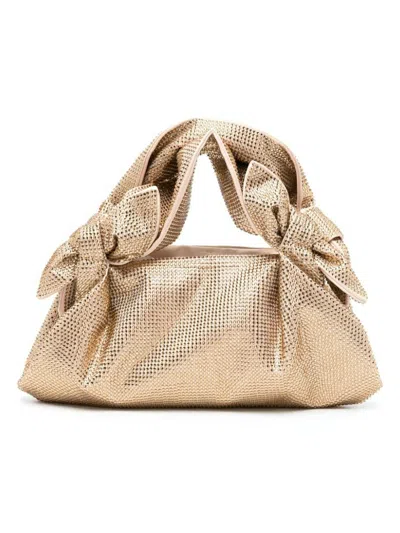 Giuseppe Di Morabito Crystal Embellished Handbag In Golden