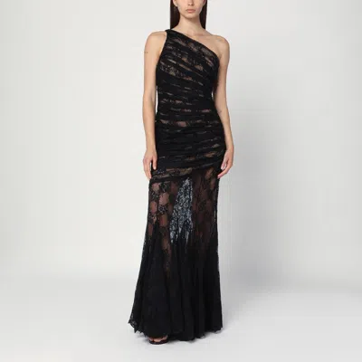 Giuseppe Di Morabito Women's Long Lace Semi-clear Dress