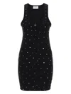 Giuseppe Di Morabito Water Crystal Pattern Dress In Black