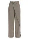 Giuseppe Di Morabito Women's Prince Of Wales Checked Trousers In Marrone
